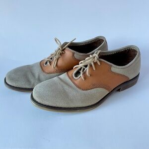 Calvin Klein | Suede Oris Saddle/Oxford | Cream | US10
